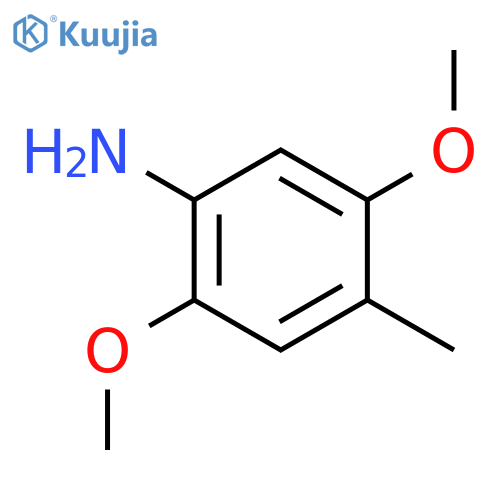 Benzenamine, 2,5-dimethoxy-4-methyl- structure