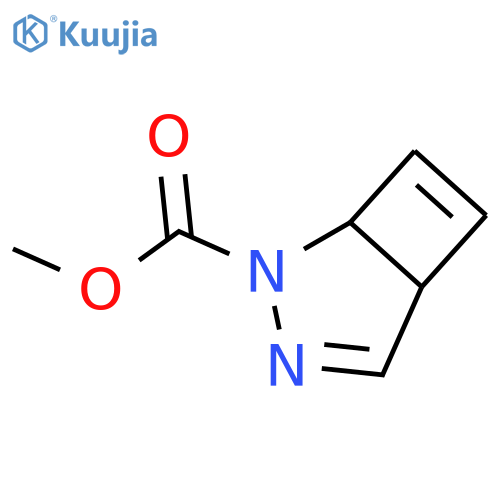 Methyl 2,3-diazabicyclo[3.2.0]hepta-3,6-diene-2-carboxylate structure