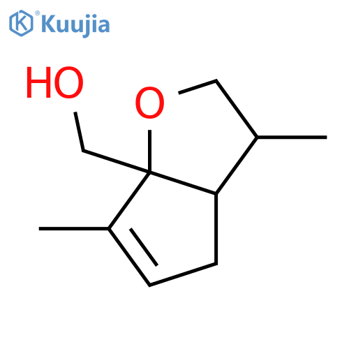 6aH-Cyclopenta[b]furan-6a-methanol, 2,3,3a,4-tetrahydro-3,6-dimethyl-, (3R,3aS,6aR)-rel-(-)- structure