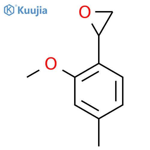 2-(2-methoxy-4-methylphenyl)oxirane structure