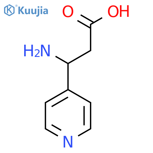 3-Amino-3-pyridin-4-yl-propionic acid structure