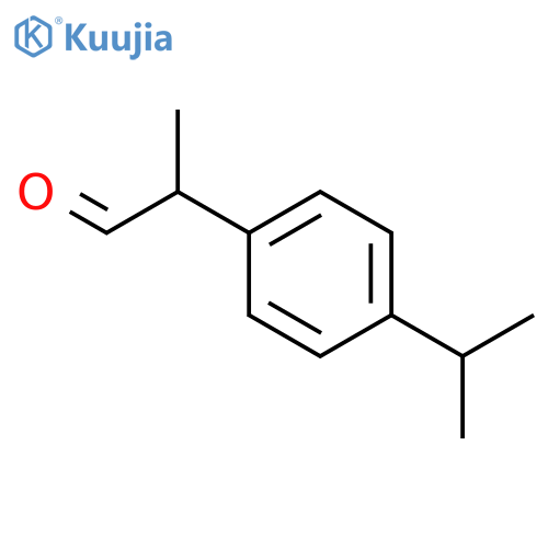2-4-(propan-2-yl)phenylpropanal structure