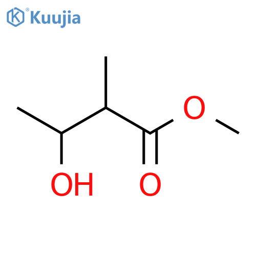 methyl 3-hydroxy-2-methylbutanoate structure