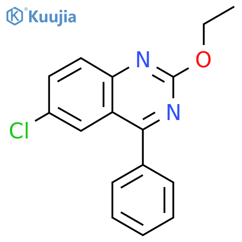 6-Chloro-2-ethoxy-4-phenylquinazoline structure