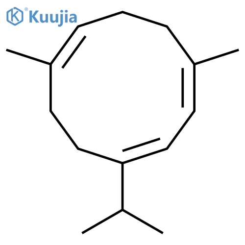 1,3,7-Cyclodecatriene,1,7-dimethyl-4-(1-methylethyl)-, (1E,3E,7E)- structure