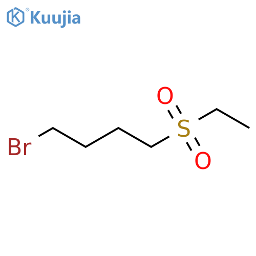 Butane, 1-bromo-4-(ethylsulfonyl)- structure