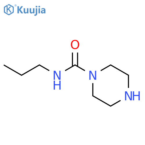 1-Piperazinecarboxamide,N-propyl-(9CI) structure