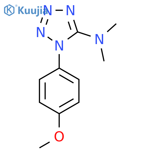 1-(4-METHOXYPHENYL)-N,N-DIMETHYL-1H-1,2,3,4-TETRAAZOL-5-AMINE structure