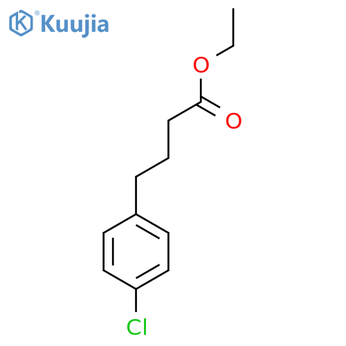 Ethyl 4-(4-chlorophenyl)butanoate structure