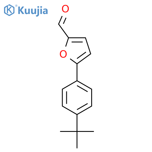 5-(4-Tert-butylphenyl)furan-2-carbaldehyde structure