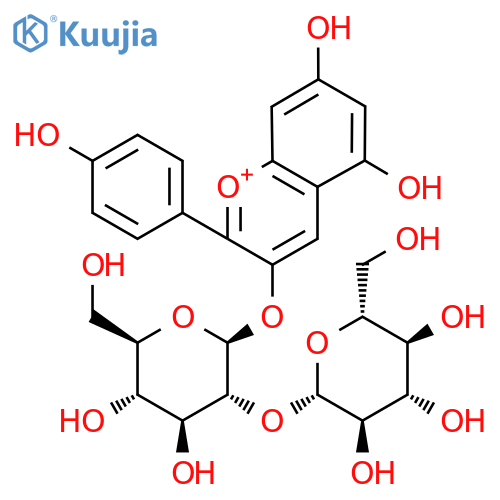 Pelargonidin 3-O-sophoroside structure