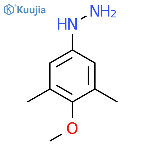 (4-methoxy-3,5-dimethylphenyl)hydrazine structure