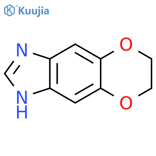 6,7-dihydro-1H-1,4dioxino2,3-fbenzimidazole structure