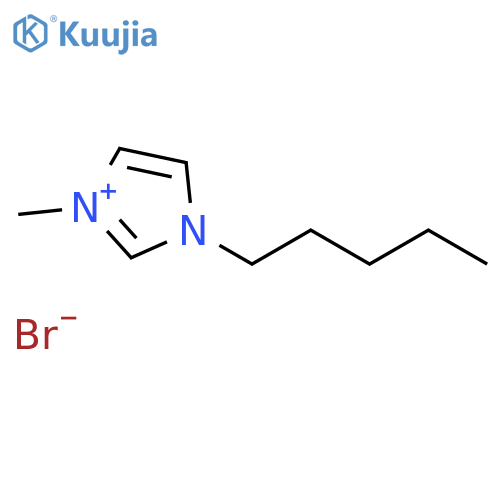 1-Methyl-3-pentylimidazolium Bromide structure