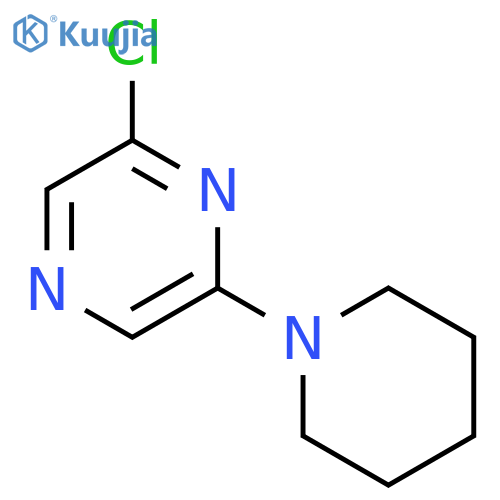 2-Chloro-6-piperidin-1-yl-pyrazine structure