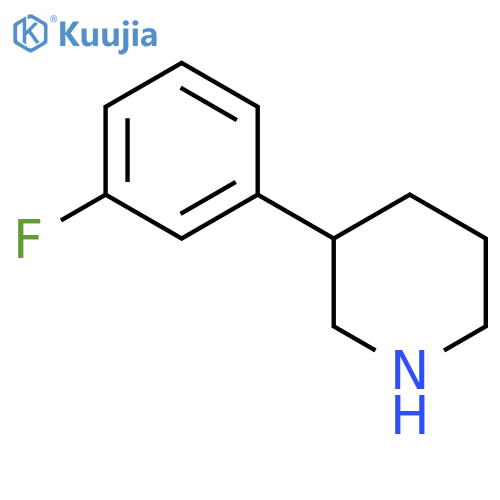 3-(3-Fluorophenyl)piperidine structure