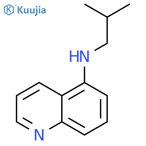 N-(2-methylpropyl)quinolin-5-amine structure
