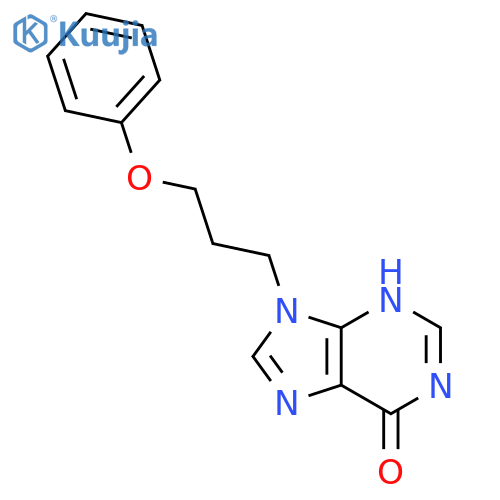 9-(3-phenoxypropyl)-3h-purin-6-one structure