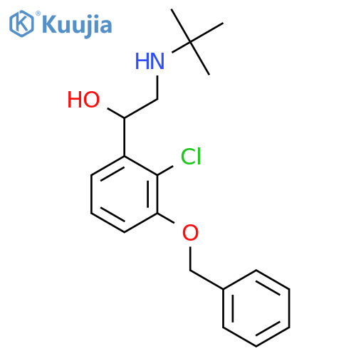1-(3-(Benzyloxy)-2-chlorophenyl)-2-(tert-butylamino)ethanol structure