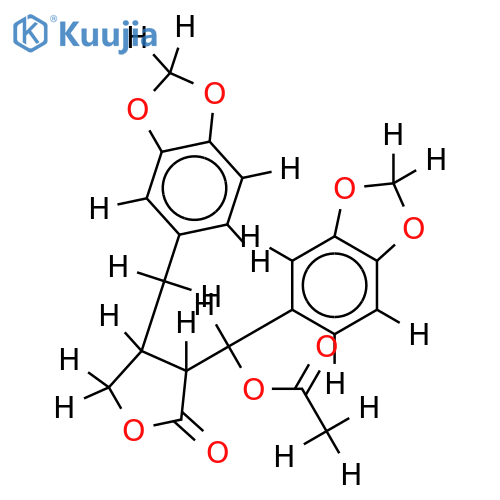 7-Acetyloxyhinokinin structure