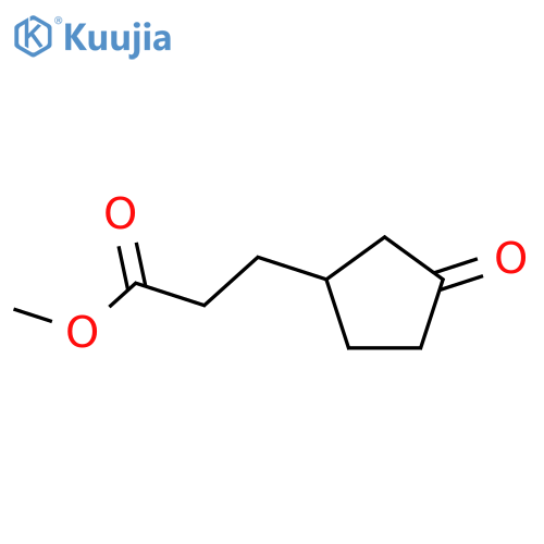 methyl 3-(3-oxocyclopentyl)propanoate structure