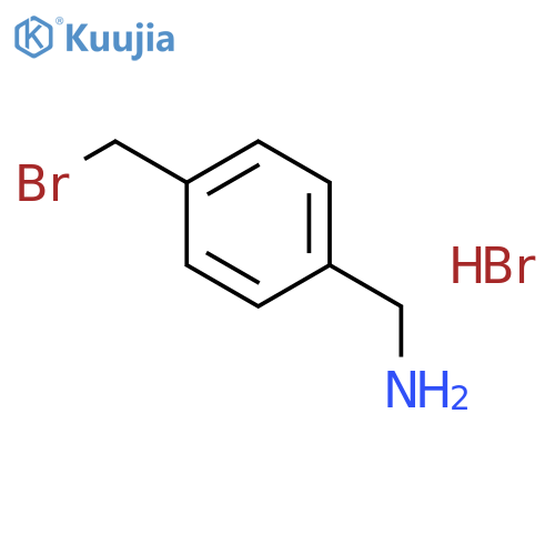 4-(Bromomethyl)benzylamine HBr structure