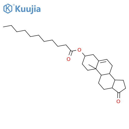 (3beta)-10-methyl-17-oxogon-5-en-3-yl undecanoate structure
