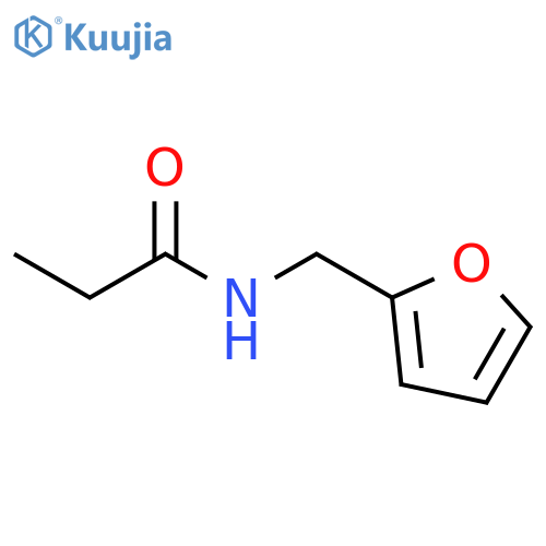 N-(furan-2-yl)methylpropanamide structure