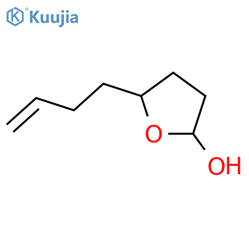 5-(But-3-en-1-yl)tetrahydrofuran-2-ol structure