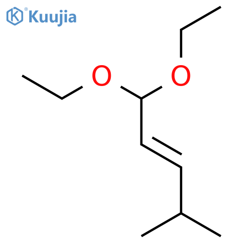 2-Pentene, 1,1-diethoxy-4-methyl-, (2E)- structure