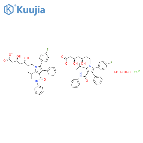 Atorvastatin Calcium Salt Trihydrate structure