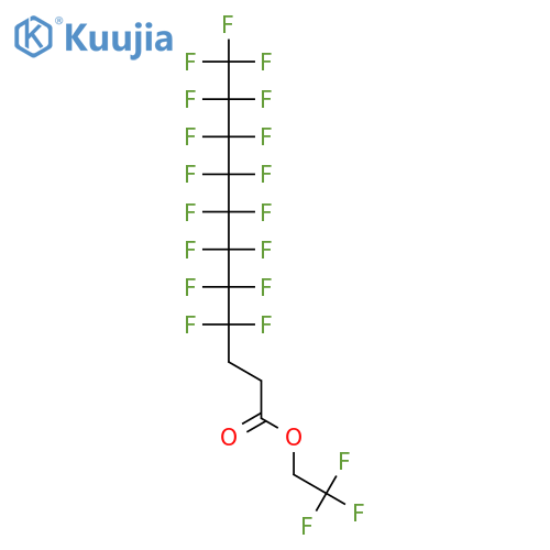 2,2,2-trifluoroethyl 2h,2h,3h,3h-perfluoroundecanoate structure