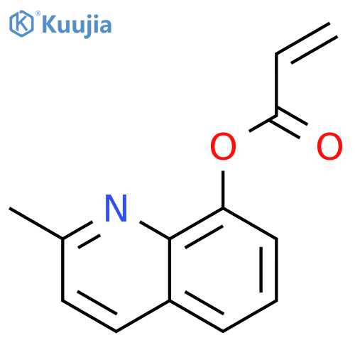 2-PROPENOIC ACID, 2-METHYL-8-QUINOLINYL ESTER structure
