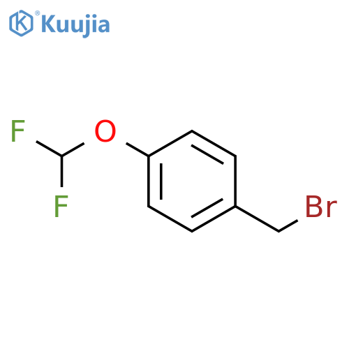 1-(bromomethyl)-4-(difluoromethoxy)benzene structure