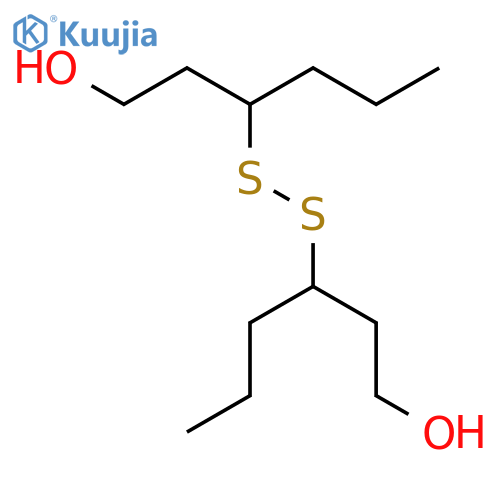 3,3'-Dithiobis(1-hexanol) structure