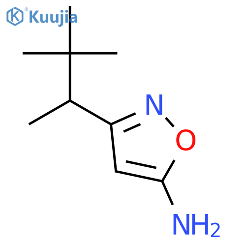 5-Isoxazolamine,3-(1,2,2-trimethylpropyl)-(9CI) structure