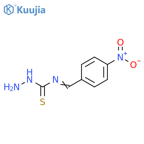 Hydrazinecarbothioamide, N-[(4-nitrophenyl)methylene]- structure