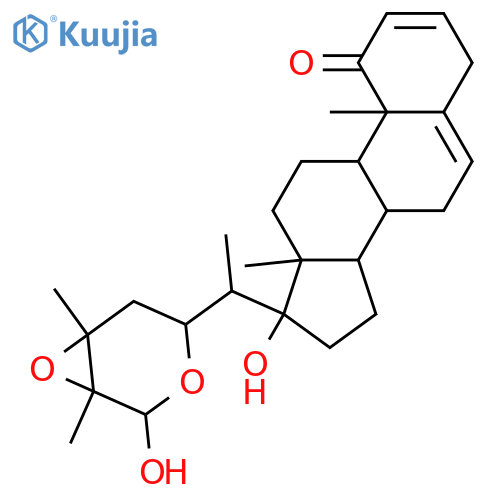 22,26:24,25-Diepoxy-17,26-dihydroxyergosta-2,5-dien-1-one; (17α,22R,24S,25S,26R)-form structure