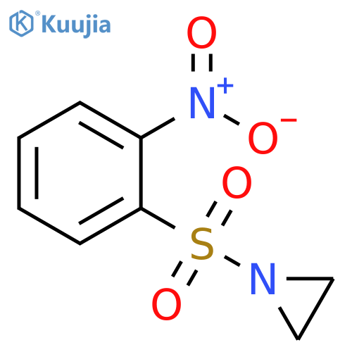 Aziridine, 1-[(2-nitrophenyl)sulfonyl]- structure