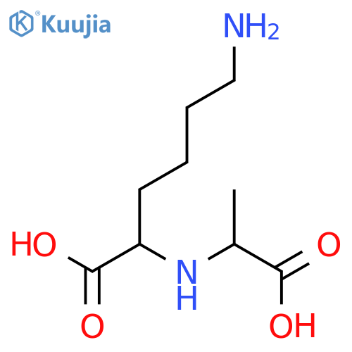 N~2~-[(1R)-1-carboxyethyl]-L-lysine structure