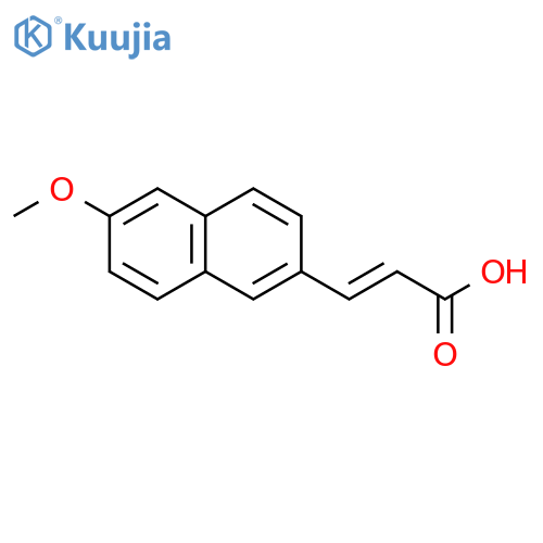 3-(6-Methoxynaphthalen-2-yl)prop-2-enoic Acid structure
