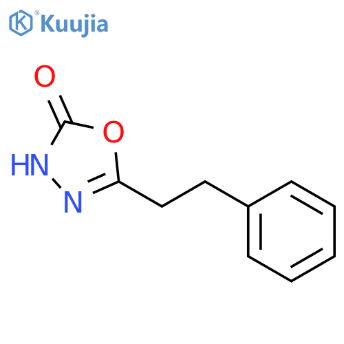 5-(2-phenylethyl)-2,3-dihydro-1,3,4-oxadiazol-2-one structure