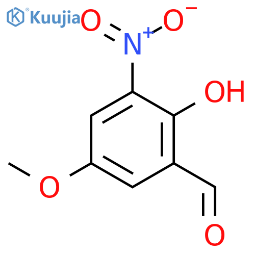 2-Hydroxy-5-methoxy-3-nitrobenzaldehyde structure