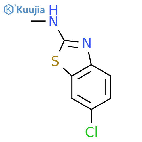 6-Chloro-N-methyl-2-benzothiazolamine structure