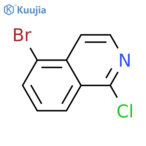 5-Bromo-1-chloroisoquinoline structure