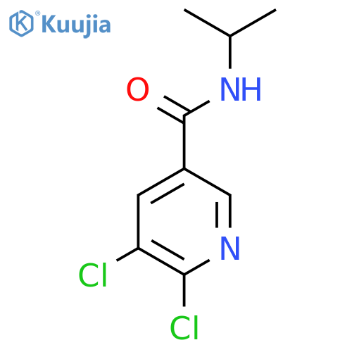 5,6-Dichloro-N-(propan-2-YL)pyridine-3-carboxamide structure