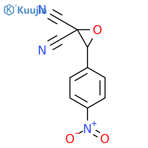 2,2-Oxiranedicarbonitrile, 3-(4-nitrophenyl)- structure