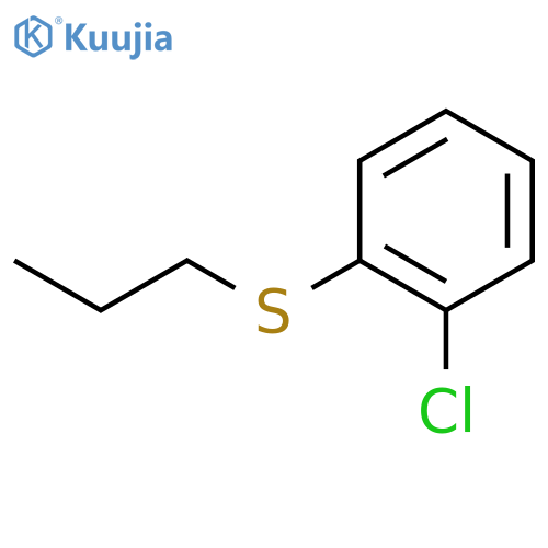 1-chloro-2-(propylsulfanyl)benzene structure