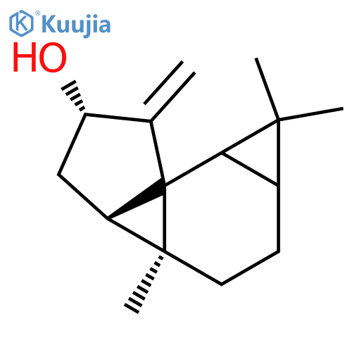 Cyclopenta[2,3]cyclopropa[1,2-a]cyclopropa[c]benzen-5-ol,decahydro-1,1,3a-trimethyl-6-methylene-, (1aS,3aS,3bS,5S,6aR,6bR)- structure