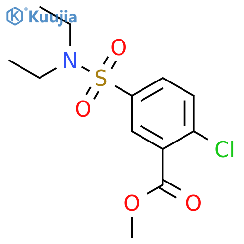Methyl 2-Chloro-5-(diethylsulfamoyl)benzoate structure